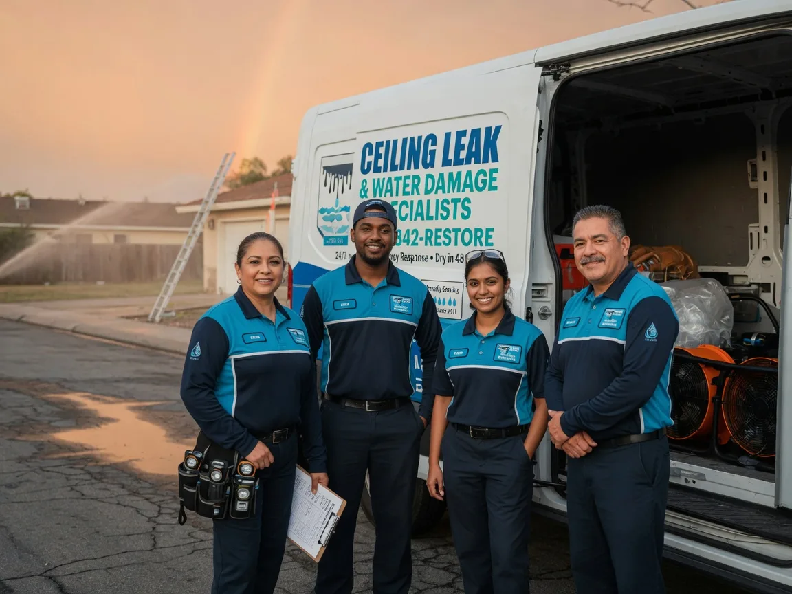 Ceiling Leak Cleanup company in Springlake, TX