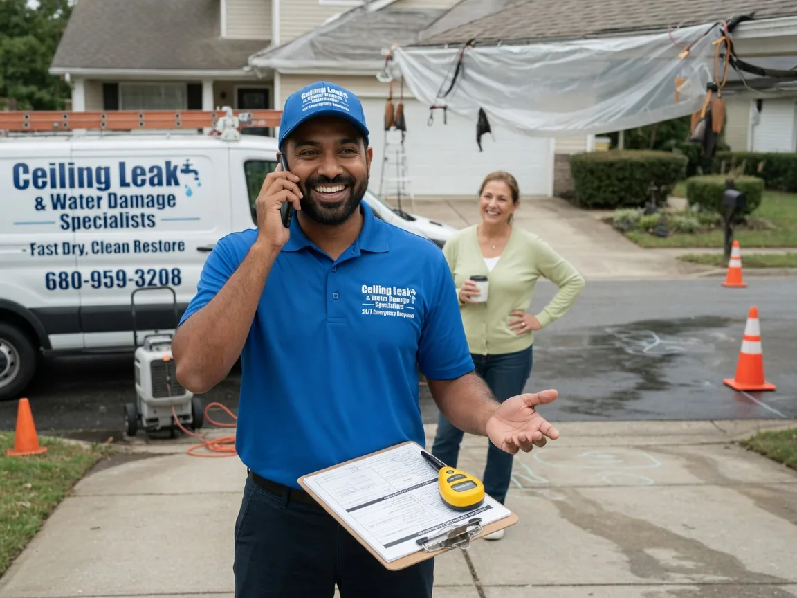 Ceiling Leak Cleanup Springlake, TX FAQs